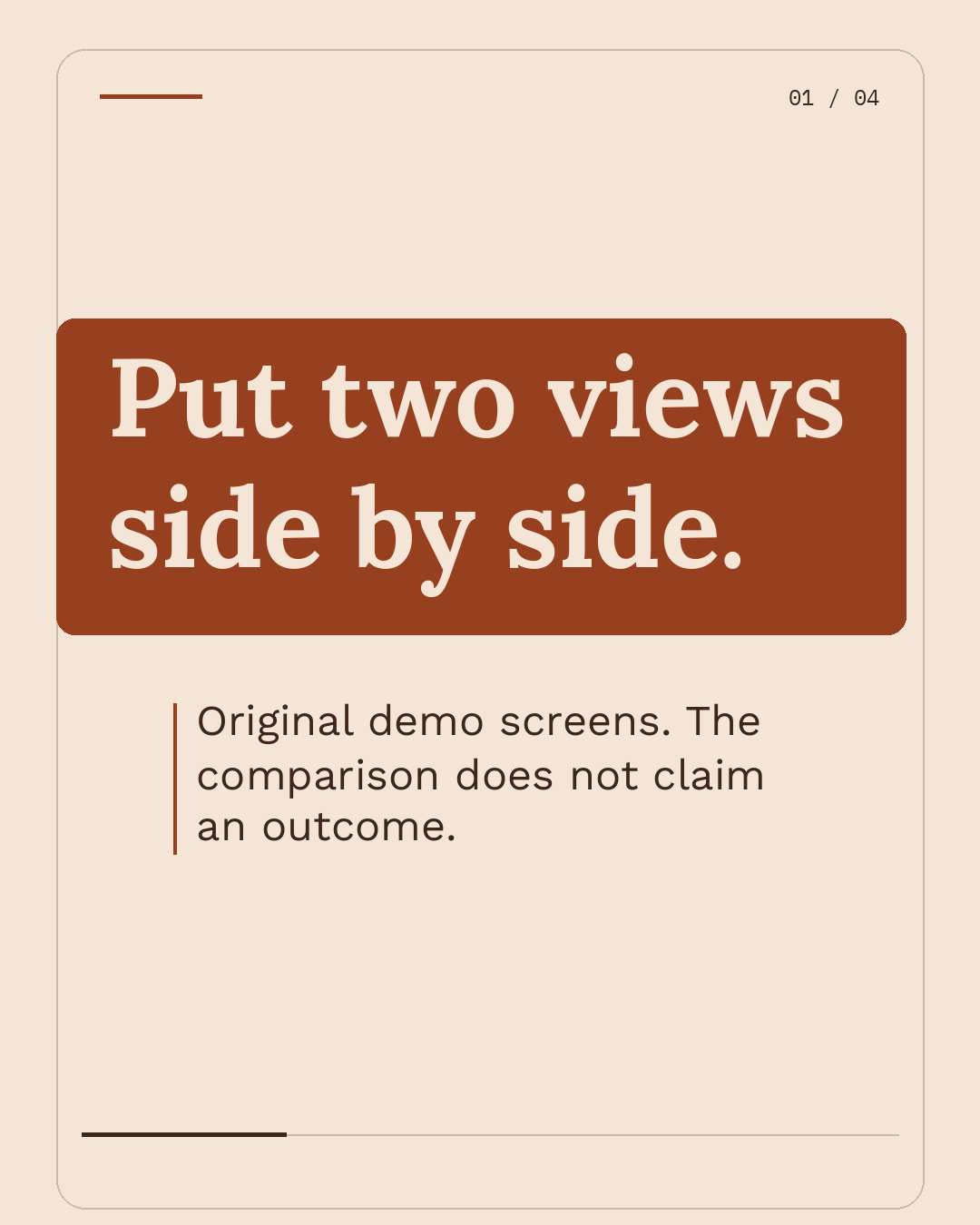 Before & After carousel template preview