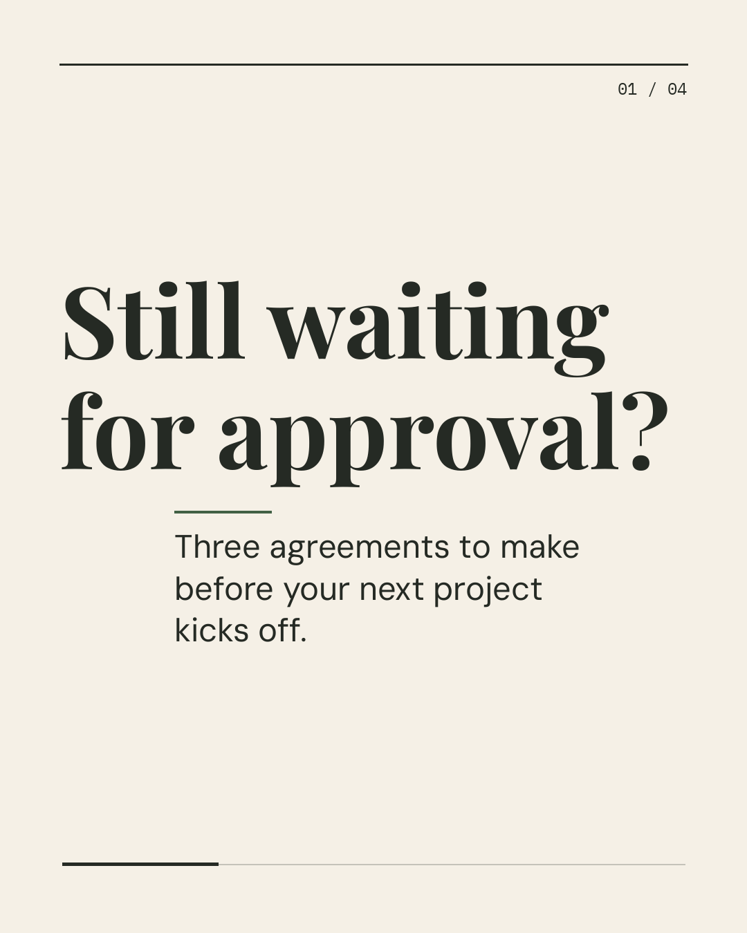 editorial carousel example, slide 1 of 4